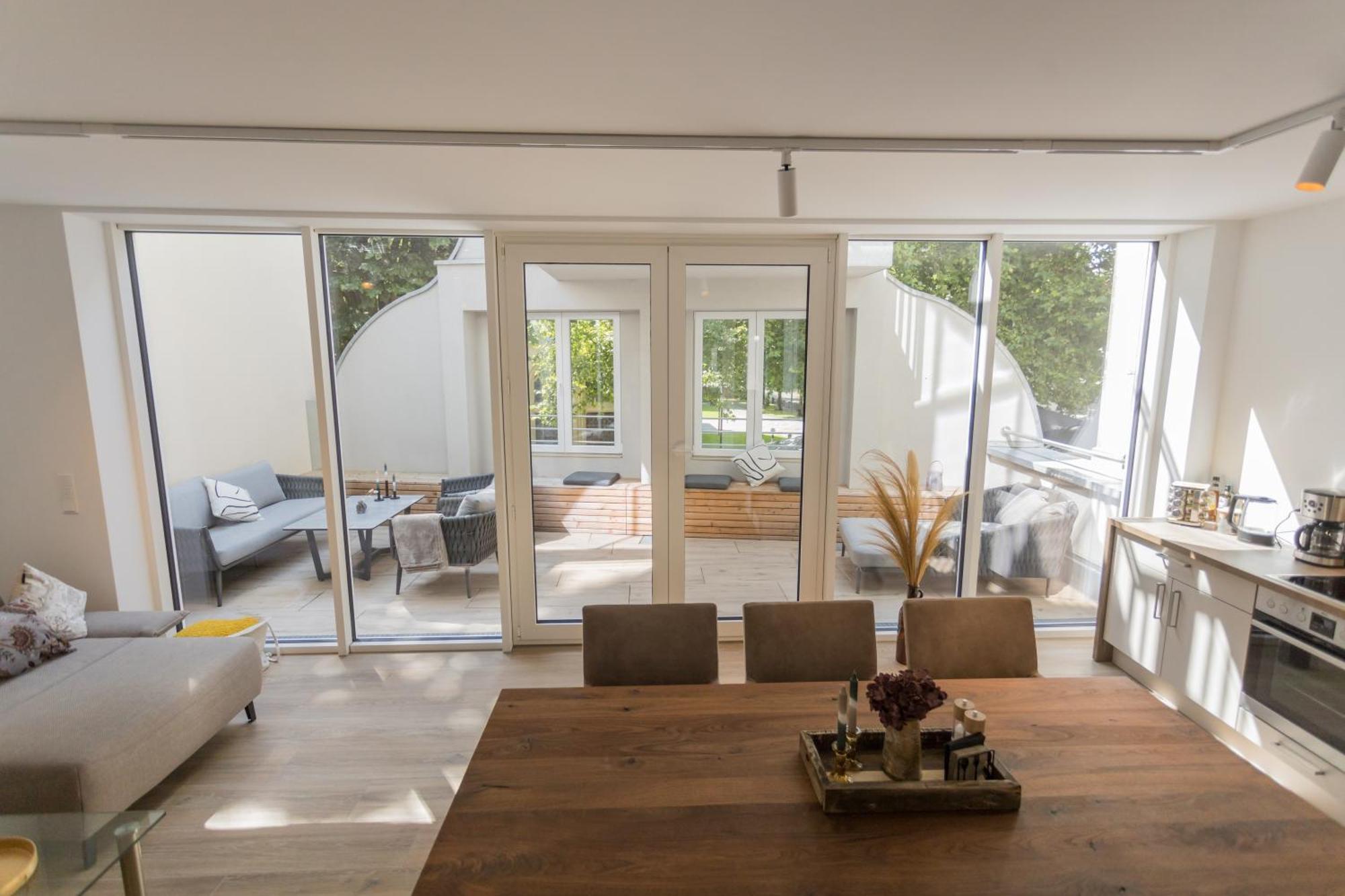 לודינגהאוסן Stilvolles City-Apartment Glocke מראה חיצוני תמונה